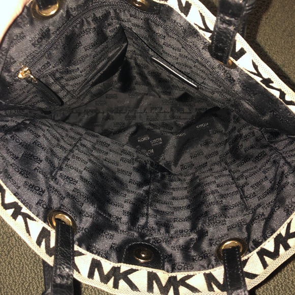 Fantastic Michael Kors canvas tote bag - Picture 3 of 5